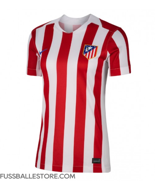 Günstige Atletico Madrid Conor Gallagher #4 Heimtrikot Damen 2025-26 Kurzarm Günstige Atletico Madrid Conor Gallagher #4 Heimtrikot Damen 2025-26 Kurzarm